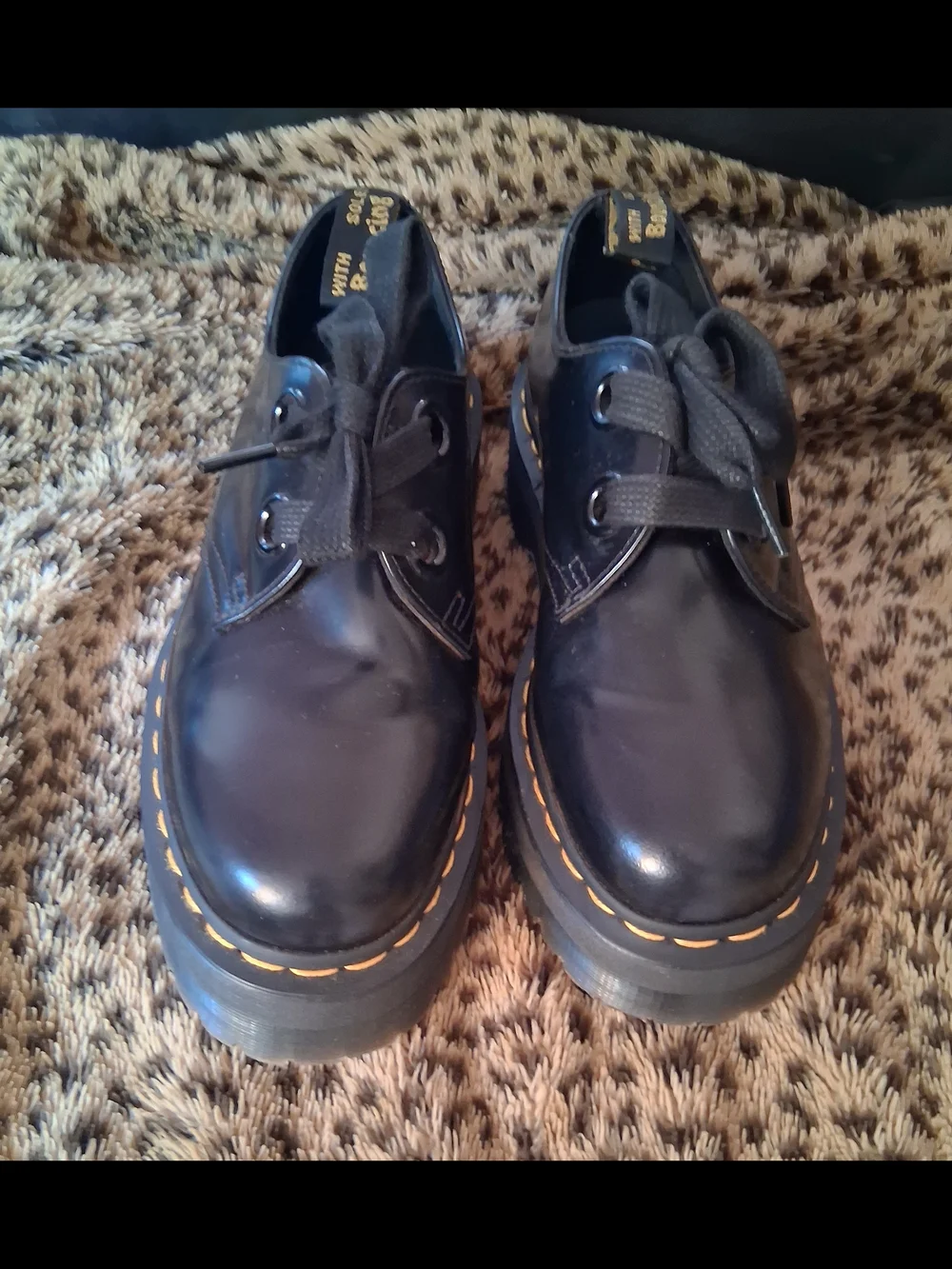 Dr. Martens Holly Quad Retro Platform Shoe Womens Size 7 US